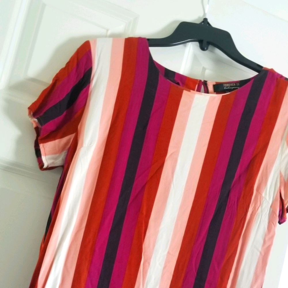 Forever 21 sheath striped dress